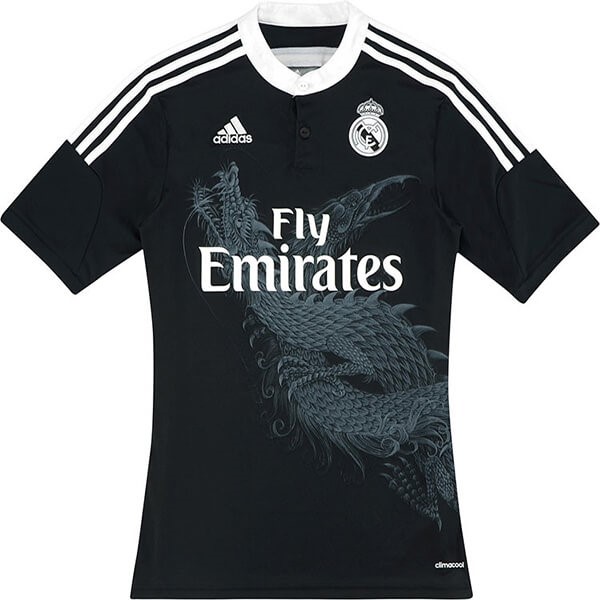 Tailandia Camiseta Real Madrid Tercera equipo Retro 2014 2015 Negro